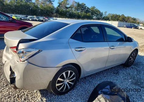 2014 Toyota Corolla L z USA, uszkodzony, nr VIN 2T1BURHE8EC142479